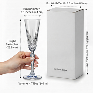 Reusable Vintage Stemmed Glass for Dessert Aperitif & Signature Beverage Service - Product Image 3