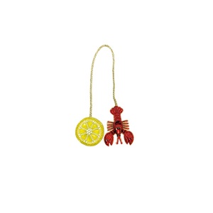 Colgante de bolso bordado con cuentas de Navidad de moda, dijes decorativos de bordado con cuentas para fiestas navideñas - Product Image 6