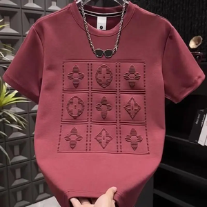 เสื้อยืดแขนสั้นคอกลมพิมพ์ลายตัวอักษรเหล็กสไตล์อินดัสเทรียลสำหรับผู้ชายรุ่นใหม่ประจำฤดูร้อนปี 2026 แฟชั่นลำลองสวมใส่ได้หลากหลาย - Product Image 2