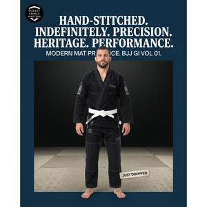 OEM Custom Techwear BJJ Gi 350GSM Pearl Weave Cotton Jiu Jitsu <b>Kimono</b> Ripstop Pants Blackout Competition BJJ Solid - Product Image 5