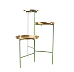 Indoor & Outdoor Home and Hotel Decor Gold Finished Planter <b>Stand</b> for Home Garden Portable Garden <b>Pots</b> & Planters - Product Image 4