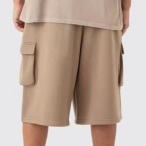 Pantalones Cortos Deportivos OEM con Corte Láser y Abertura Lateral para Hombre, Entrepierna de 3 Pulgadas, Ligeros, de Secado Rápido, Ajuste Holgado, Unisex, 100% Algodón, Color Sólido - Product Image 2