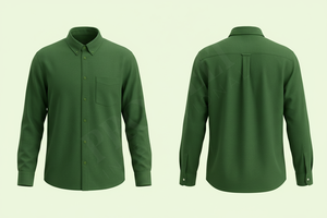 <b>Hot</b> Sale Custom Fashionable trendy Unique Style Slim Fit Casual Button-Down Dress Shirt Custom Long Sleeve Business Dress Shirts - Product Image 5