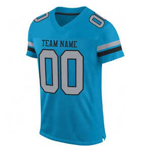 Maillot de football américain personnalisé, maillot de football sublimé, 100% polyester, respirant, léger, séchage rapide, sans couture, col en V - Product Image 5