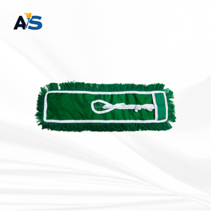 A&S Durable 5x24 Dust Mop with Cotton Thread Cut End Design Self-Wringer Aluminum Pole Industrial <b>Style</b> for Multi Floor Cleaning - Product Image 3