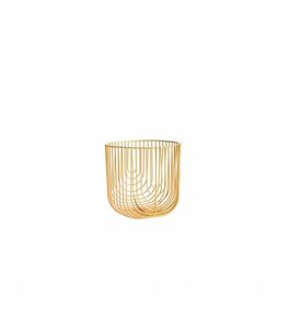Modern Metal <b>Wire</b> <b>Storage</b> <b>Basket</b> Bowl Shape Copper and White for Home Decoration - Product Image 4