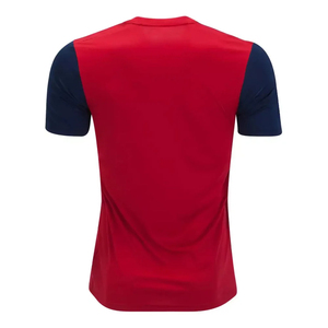 ชุดฟุตบอลสั่งทำคุณภาพดีที่สุด พิมพ์ลายแบบซับลิเมชั่น เสื้อฟุตบอลระบายอากาศได้ดี ผลิตจากโพลีเอสเตอร์ รับผลิตตามแบบทีม (OEM) แขนสั้น - Product Image 5