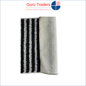 Offre incroyable sur des tapis de bain en microfibre rayée avec support antidérapant en gel absorbant l'eau et durable, avec logo personnalisé - Product Image 2