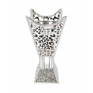 Classic <b>Silver</b> Arabic Incense <b>Burner</b> Hollow Metal Bakhoor <b>Burner</b> Traditional Middle East Mabkhara Censer for Ramadan Eid Gift - Product Image 1