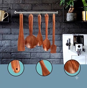 Uttar Pradesh-Made BS INTERNATIONAL Customized <b>Bamboo</b> Mango Wooden Sustainable Vintage Matte Polish <b>Cutlery</b> <b>Set</b> Party - Product Image 2