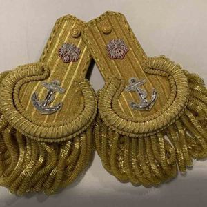 Hombreras de tela de alta calidad bordadas en lingotes de oro - Product Image 3