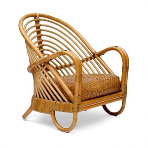 HNH Craft Durable Luxury Rattan <b>Wing</b> <b>Back</b> Leisure Occasional Arm <b>Chair</b> Modern Outdoor Furniture for Living Room Made Vietnam - Product Image 3