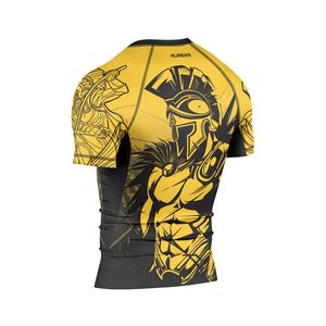 Rashguard personnalisé en gros unisexe UPF 50 Protection UV Tissu haute performance Sublimation Anti-éruption Cutanée Polyester Fabrication OEM Vente en gros OEM - Product Image 5