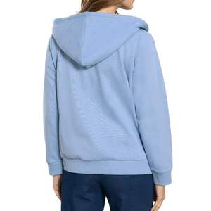 Veste à capuche zippée pour femme, sweat-shirt décontracté léger à manches longues, logo personnalisé, fabricant en gros, vente en gros - Product Image 2