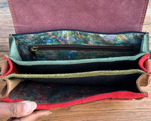 Nouveau sac à main en cuir recyclé imprimé animal occidental de concepteur sac à main multicolore pour sac à bandoulière élégant multi-usages pour femmes - Product Image 6