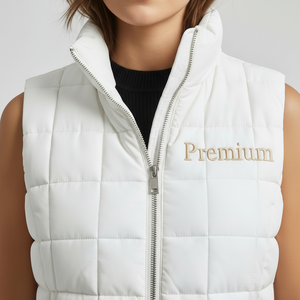 Chaleco de Invierno para Mujer, Chaqueta sin Mangas Aislada, Fabricante de Ropa OEM - Product Image 5