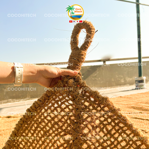 HERMOSA SOMBRA DE COIR VELA HECHA EN VIET NAM. - Product Image 6