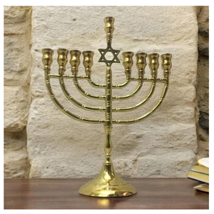 Menorah de Latón Encantadora para Regalo, Personalizada, Popular, Maravillosa, Nueva Llegada, Hermosa - Product Image 3
