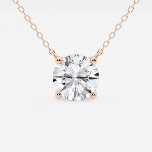 Colgante Solitario de Diamante Cultivado en Laboratorio Aether 3 CTW Redondo, Joyería Fina de Lujo Sostenible, Regalo - Product Image 6