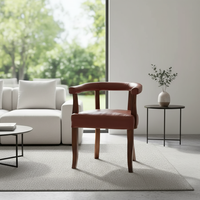 Chaise de salle à manger de luxe en bois massif et cuir véritable, chaise d'appoint haut de gamme pour restaurant, café, hôtel, mobilier de maison