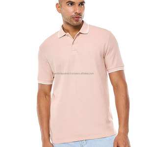 Nardon Apparel Golf informal para hombre para Polos 220 GSM bloque de color algodón poliéster personalizado impreso patrón sólido camiseta - Product Image 1