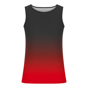 Camisetas sin mangas de algodón y poliéster para hombre, de cuello redondo, de secado rápido, transpirables, atléticas, ajustadas, para entrenamiento y lucha libre. - Product Image 2