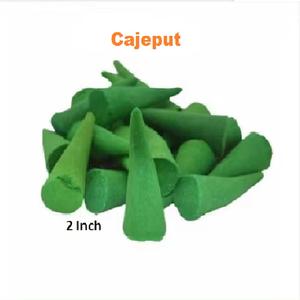 กรวยธูปคาเจปุตธรรมชาติ ขายส่งจากแบรนด์ธูปชั้นนำ (สีเขียว) - Product Image 1