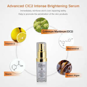 Extrait de Crithmum Maritimum (CIC2) Crème anti-rides blanchissante avec sérum à la vitamine C pour tous types de peaux Coffret beauté - Product Image 4