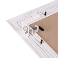 Panneau d'accès au plafond artistique carré thermolaqué 60x60, durable, en plaque de plâtre pleine épaisseur avec cadre en aluminium pour grille de plafond, usage en appartement