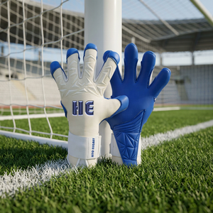 High Quality Neoprene Professional Soccer Football Goalkeeper <b>Gloves</b> for Youth Customized Logo Made High Quality Wholesale - Product Image 3