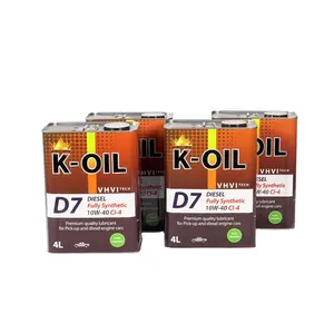 K-Oil D7 Diesel 10W40 Huile lubrifiante CI-4 de haute qualité et à bas prix Application usine de camions lourds au Vietnam