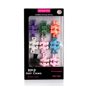 Pinces à cheveux MNJ, 12 pièces, pinces métalliques multicolores pour coiffer les cheveux - Product Image 2