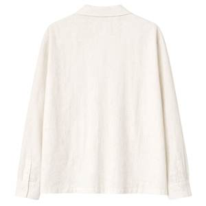 Camisa Texturizada Tejida para Hombre, Manga Larga, Cierre de Botones, Corte Holgado Informal, Ligera, para Vacaciones, Suministro al por Mayor OEM - Product Image 2