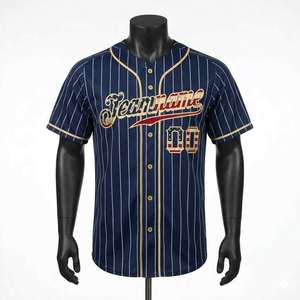 Nueva Camiseta de Béisbol a Precio Razonable, Camiseta de Béisbol de la Mejor Calidad Hecha en Pakistán para Venta en Línea, Servicio OEM ODM Personalizado - Product Image 1