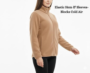 Veste en polaire matelassée pour femmes, à capuche, imperméable, respirante, pour la randonnée, les sports de plein air, l'hiver, fabrication bangladaise - Product Image 5