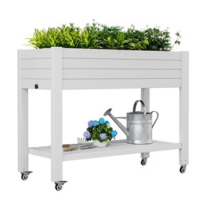 Wholesale Acacia <b>Wood</b> Planter with Trellis - <b>Rustic</b> Garden Feature - Product Image 1