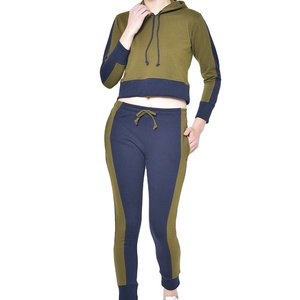 Ensemble de 2 sweats à capuche surdimensionnés OEM 460 g/m² en tissu épais de qualité supérieure, blanc uni, pour femmes, ensembles de survêtements - Product Image 4