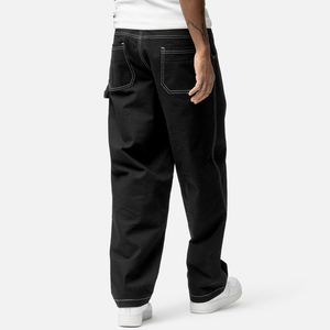 Nuevos pantalones vaqueros de mezclilla de pierna recta holgados con cintura ajustable para hombre, estilo americano, pantalones informales de moda para la calle - Product Image 6