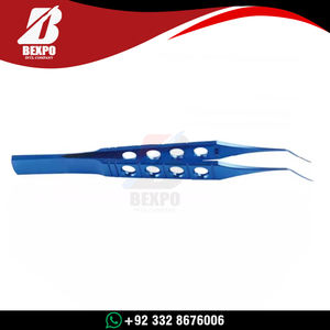 Pinzas Anguladas Premium para Suturas, Acero Inoxidable, Herramienta Microquirúrgica Oftálmica para Atar Suturas, Instrumentos Quirúrgicos con Marcas CE e ISO - Product Image 4