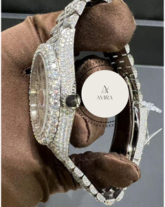 Montre de luxe à mouvement mécanique, verre saphir, acier inoxydable, or blanc, or jaune, mode, affaires, haute qualité, édition limitée - Product Image 4