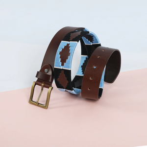 Ceinture d'équitation de haute qualité en cuir personnalisé pour le polo, service OEM disponible, toutes tailles, couleurs, logo personnalisé, robuste - Product Image 1