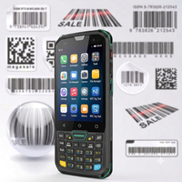 Smartphone PDA Industrial Android 13 de 4 Pulgadas, CPU de 2.2GHz, 4G LTE, NFC, 64GB de Almacenamiento, Escáner de Códigos de Barras 1D 2D QR para Gestión de Almacenes