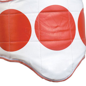 Protection de poitrine en cuir de vachette de haute qualité, design personnalisé, EVA écologique, protection faciale pour la boxe MMA, équipement d'entraînement physique - Product Image 5