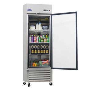 27 \ "commerciale in acciaio inox Reach-in Merchandiser frigorifero 23 Cu.ft Display Freezer frigo porta a vetri a battente LED - Product Image 3