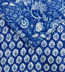 <b>Eco</b>-<b>Friendly</b> Woven Block Print Cotton <b>Fabric</b> for Dresses & Bags Jaipur Handmade Bulk Wholesale Supplier Factory Direct - Product Image 3