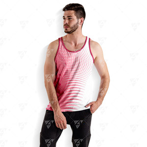 Men's Casual Sports <b>Workout</b> <b>Tank</b> <b>Top</b> O-Neck Knitted Quick Dry Breathable 100% Polyester Lightweight Summer Gym Fitness Seamless - Product Image 5