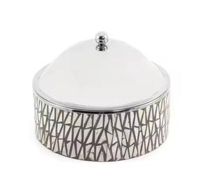 Brûleur d'encens en bois fait main avec bol en laiton et support en métal doré pour la décoration de la maison et les cadeaux - Product Image 6