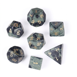 High quality stone <b>dice</b> Crystal Kambaba jasper natural crystal reiki healing gemstones Engraved custom <b>dice</b> <b>set</b> Vikings crystal - Product Image 1
