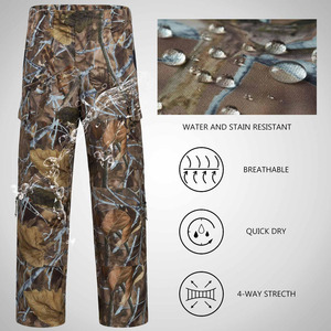 Pantalon de chasse camouflage pour homme, imperméable, softshell, pour l'automne, vêtements de plein air - Product Image 6