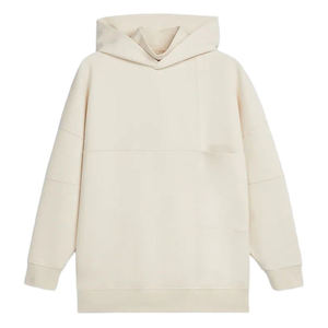 Sudadera con Capucha de Algodón y Felpa para Hombre, Estilo Urbano, Casual, Talla Grande, Sin Bolsillos, Sin Cordones - Product Image 3